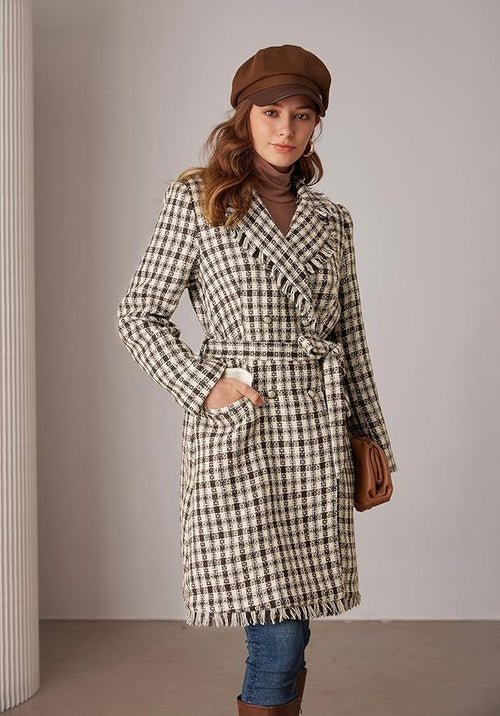 Abrigo Elegante Mujer Talla S
