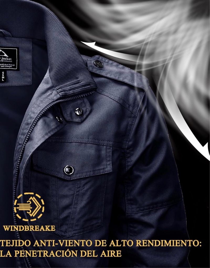 Chaqueta Cargo Hombre Talla M