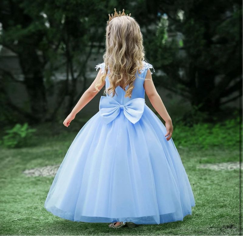 Traje de Baile Brillante para Niñas de 10-11 Años