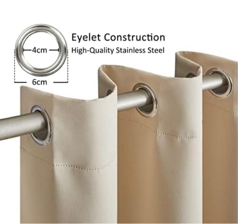 Cortinas Opacas Térmicas 2 paneles 140*245cm