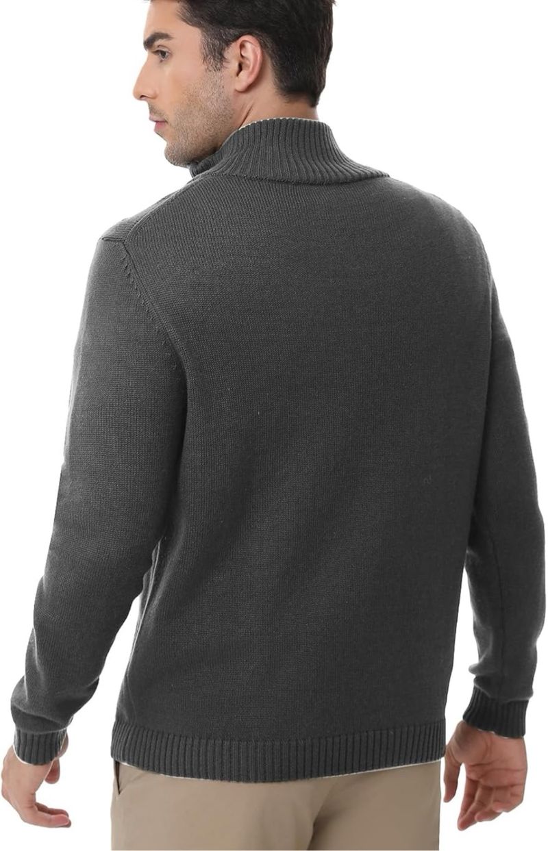 Jersey de Hombre de Cuello Alto Cremallera Talla XL