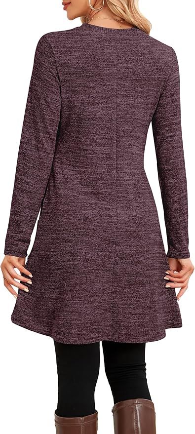 Vestido elegante manga larga con botones Talla M