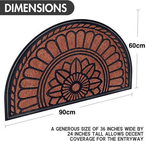 Alfombra Semicircular 60*90cm
