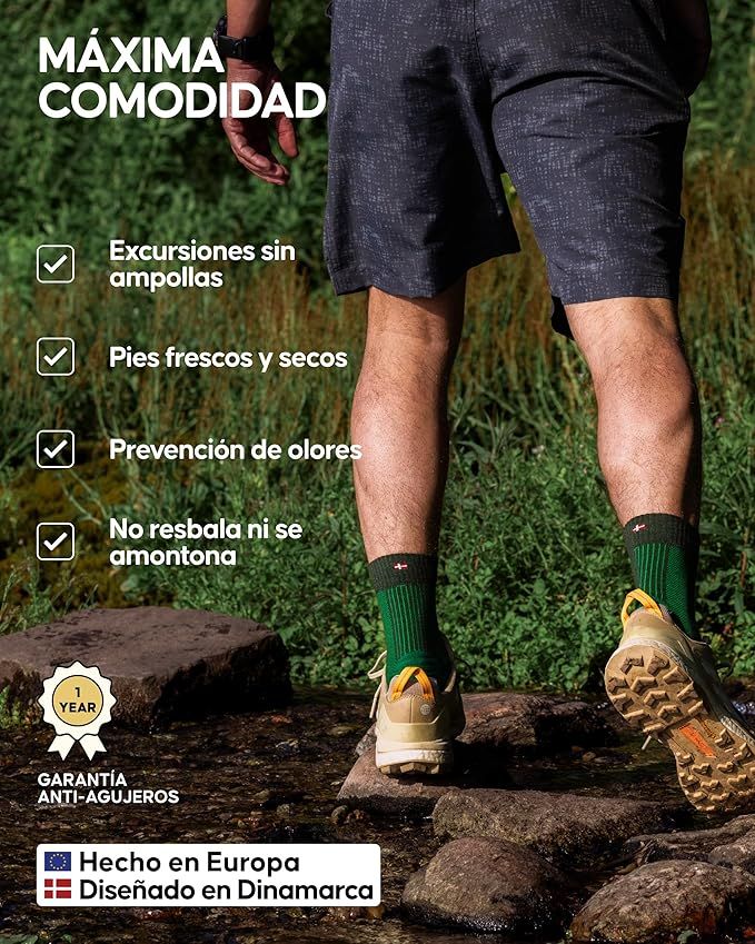 Pack 3 Calcetines Senderismo Ligeros Antiampollas