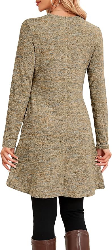 Vestido jersey manga larga con bolsillos Talla M