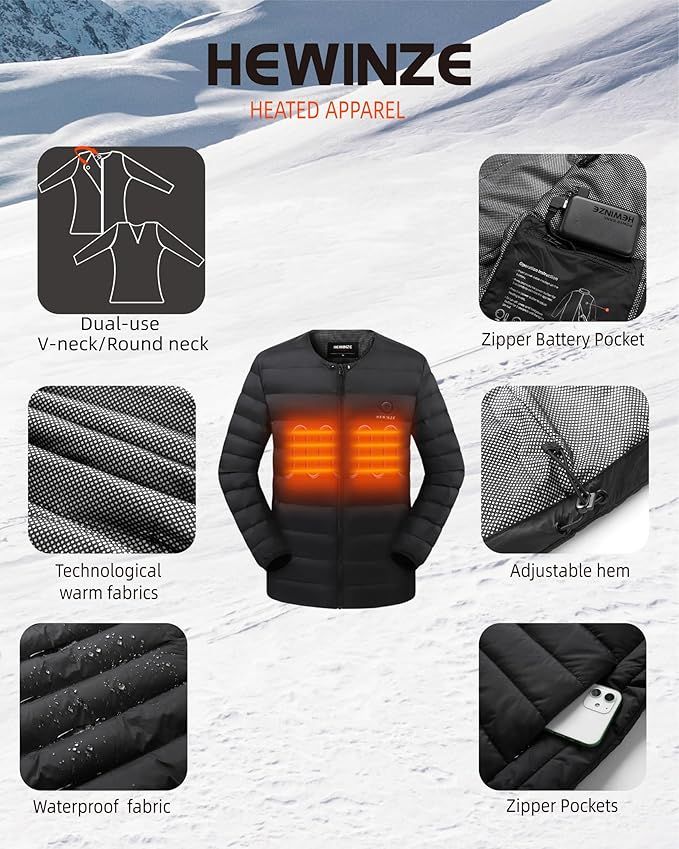 Chaqueta térmica unisex Talla M con batería