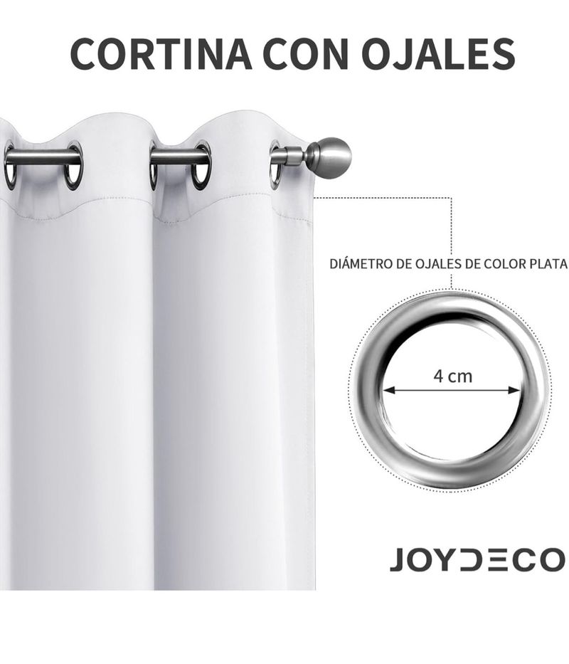 Cortinas Opacas Joydeco 117*183cm