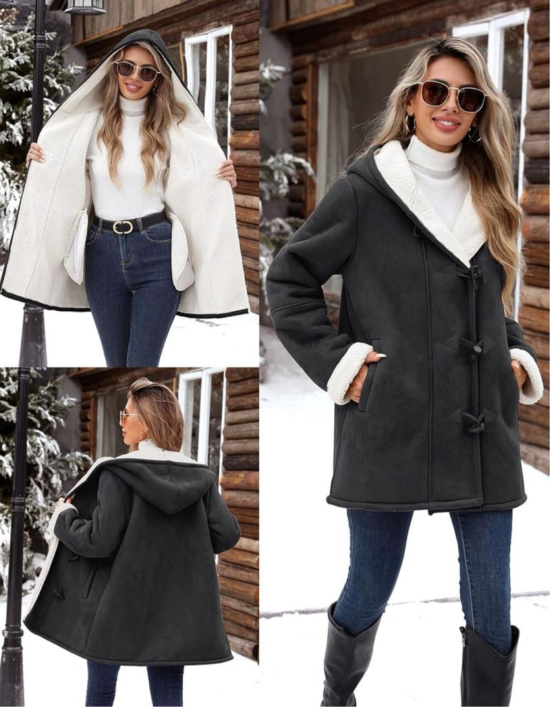 Abrigo Invierno Svanco Talla S Negro