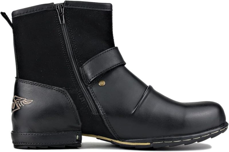 Botas Cuero OSSTONE para Motocicleta Talla 48