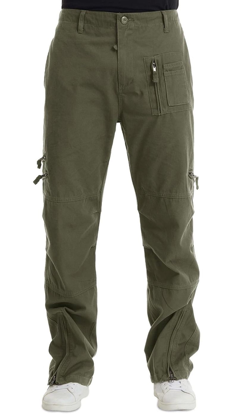 Pantalones Tácticos Hombre con Bolsillos Talla 40