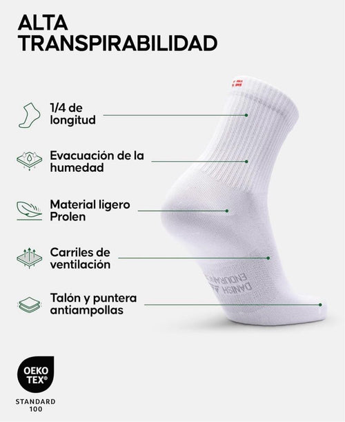 5 Calcetines Deportivos de Media Caña Talla 39/42
