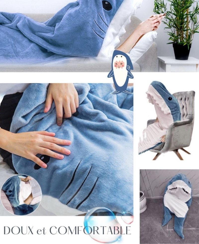 Manta tiburón para adultos