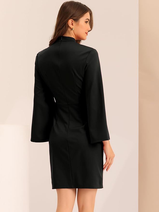Vestido Lápiz Corto Talla XL Negro
