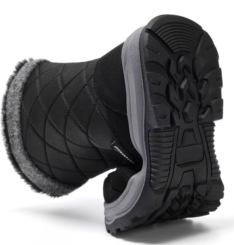 Botas de invierno Tlola mujer negras y grises T.36