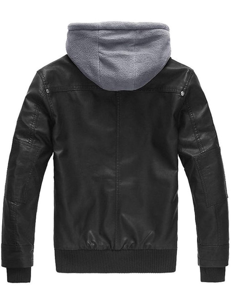 Chaqueta de Piel Sintética Talla L