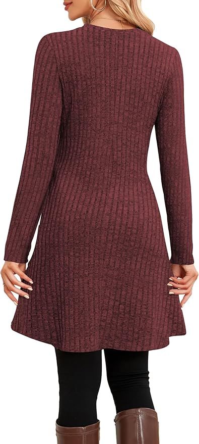 Vestido Jersey Mujer con Bolsillos Talla M