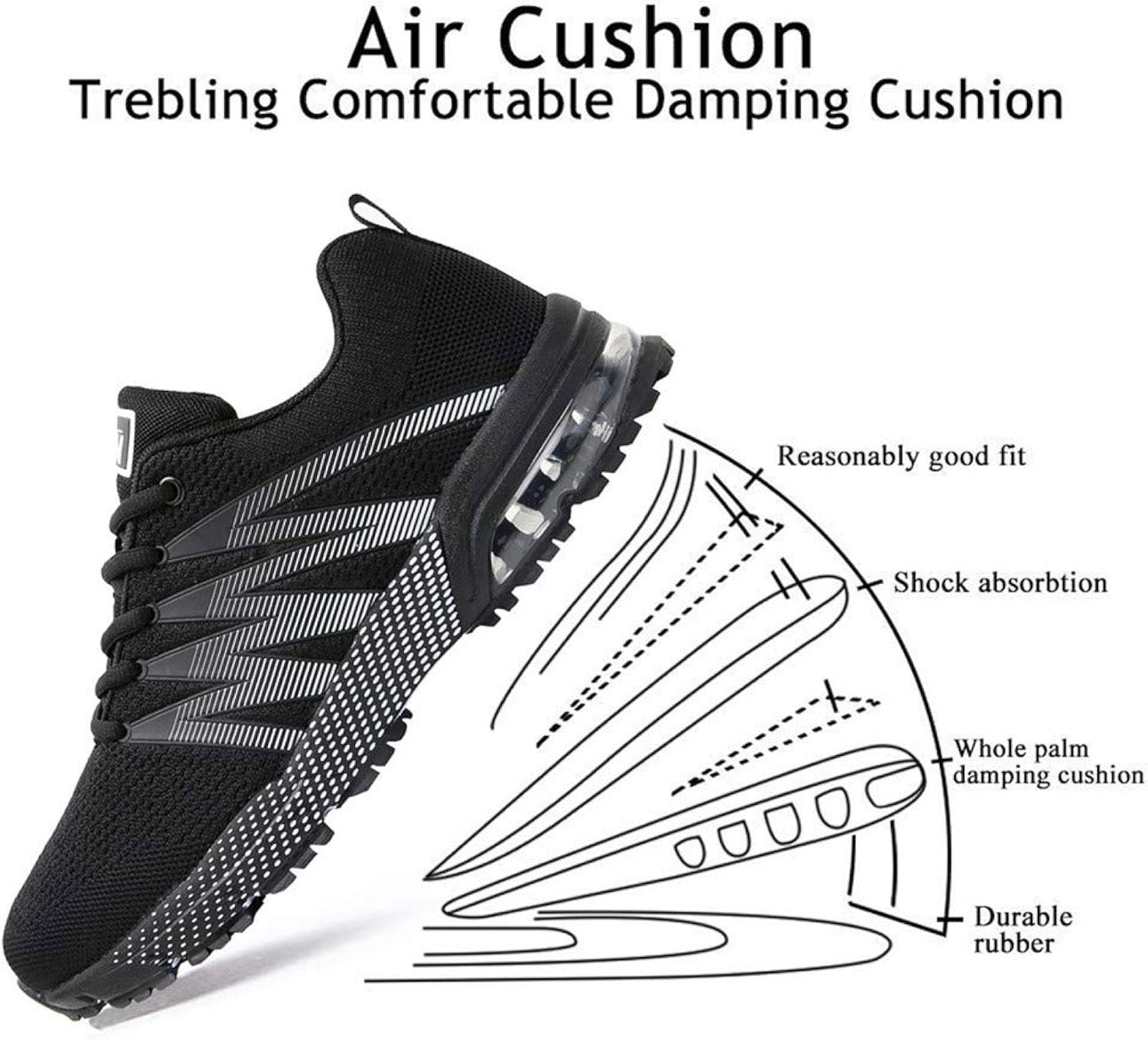 Zapatillas Deportivas Azooken Correr Talla 37