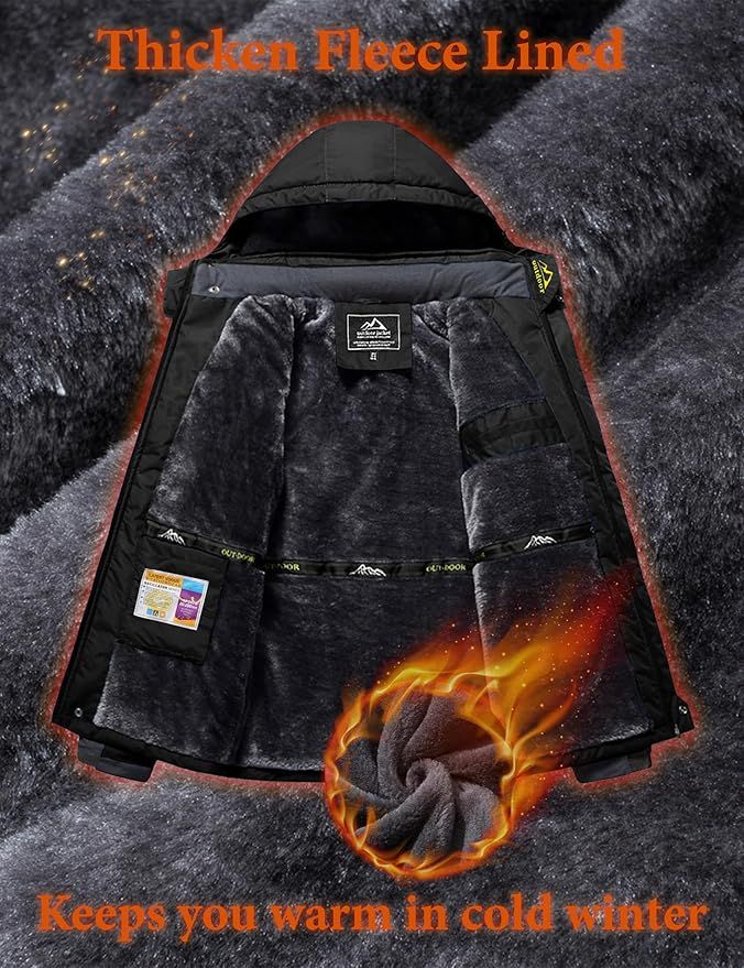 Chaqueta esquí impermeable y cortaviento Talla 3XL