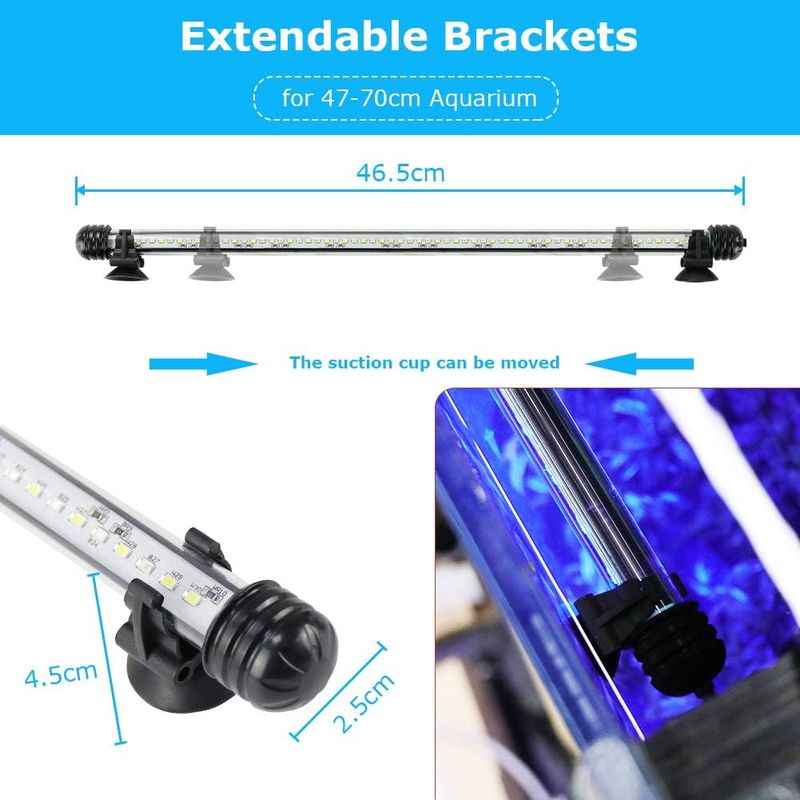 Lámpara LED Acuario Cristal/Plástico