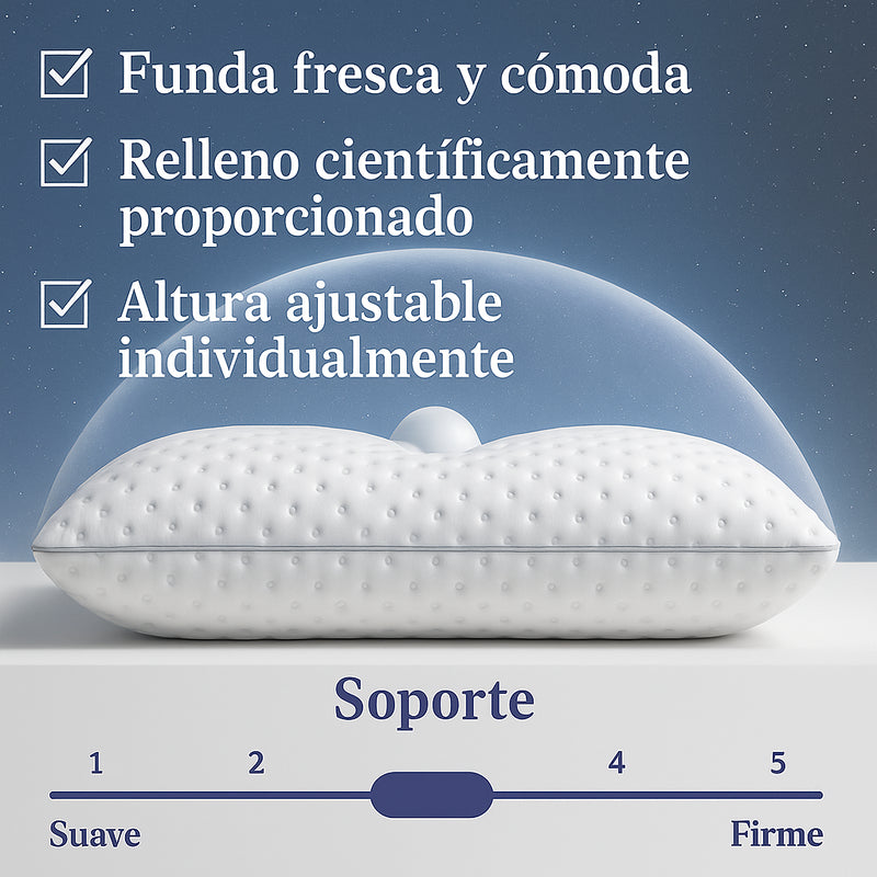 Almohada ajustable BedStory espuma viscoelástica