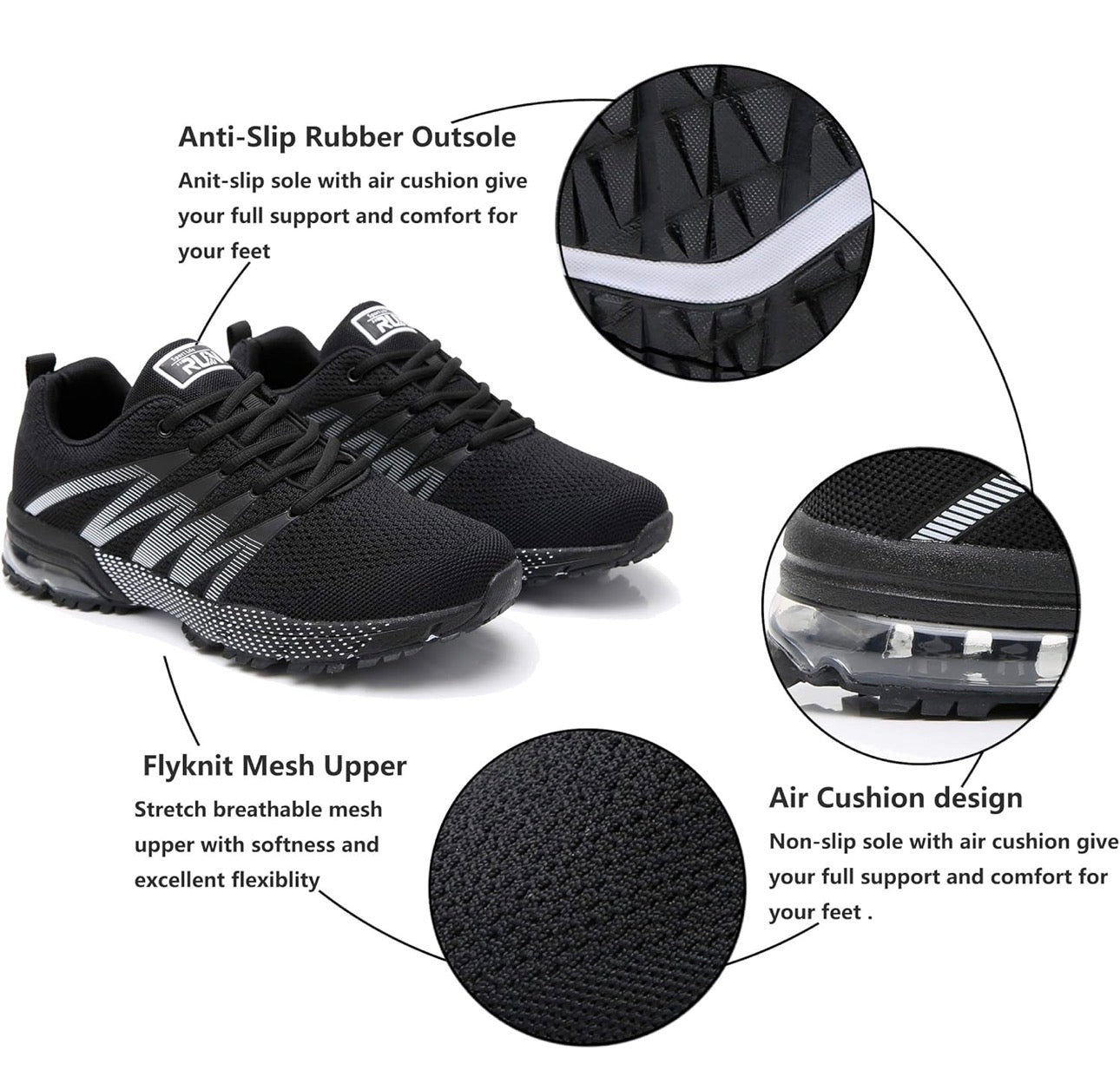 Zapatillas Azooken Respirables Talla 44