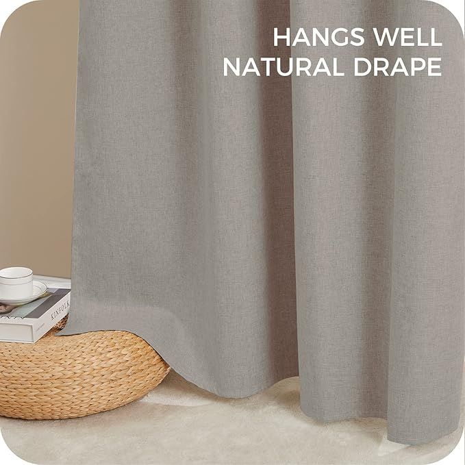 Cortinas Opacas Beige 2 Pzas
