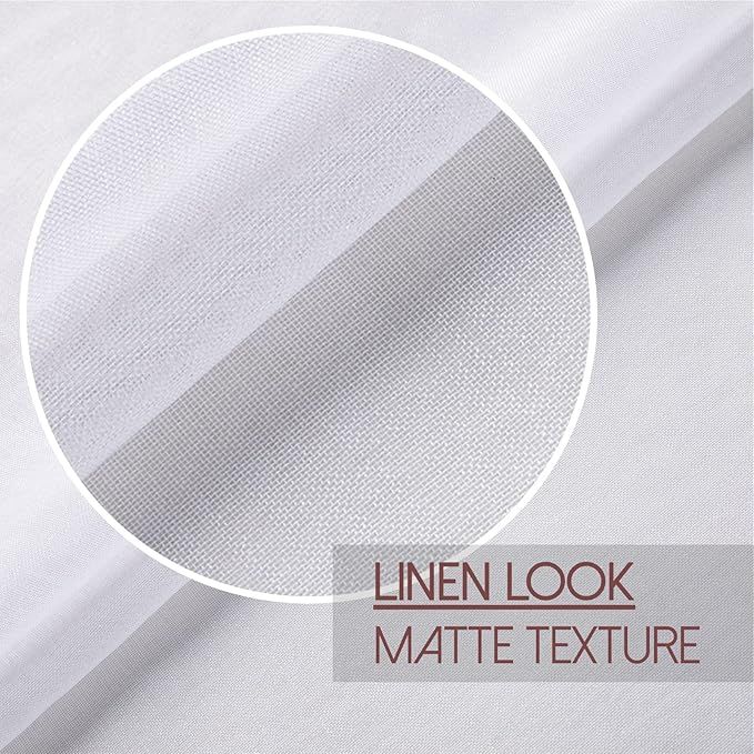 Cortinas Translúcidas 140x300cm Blancas