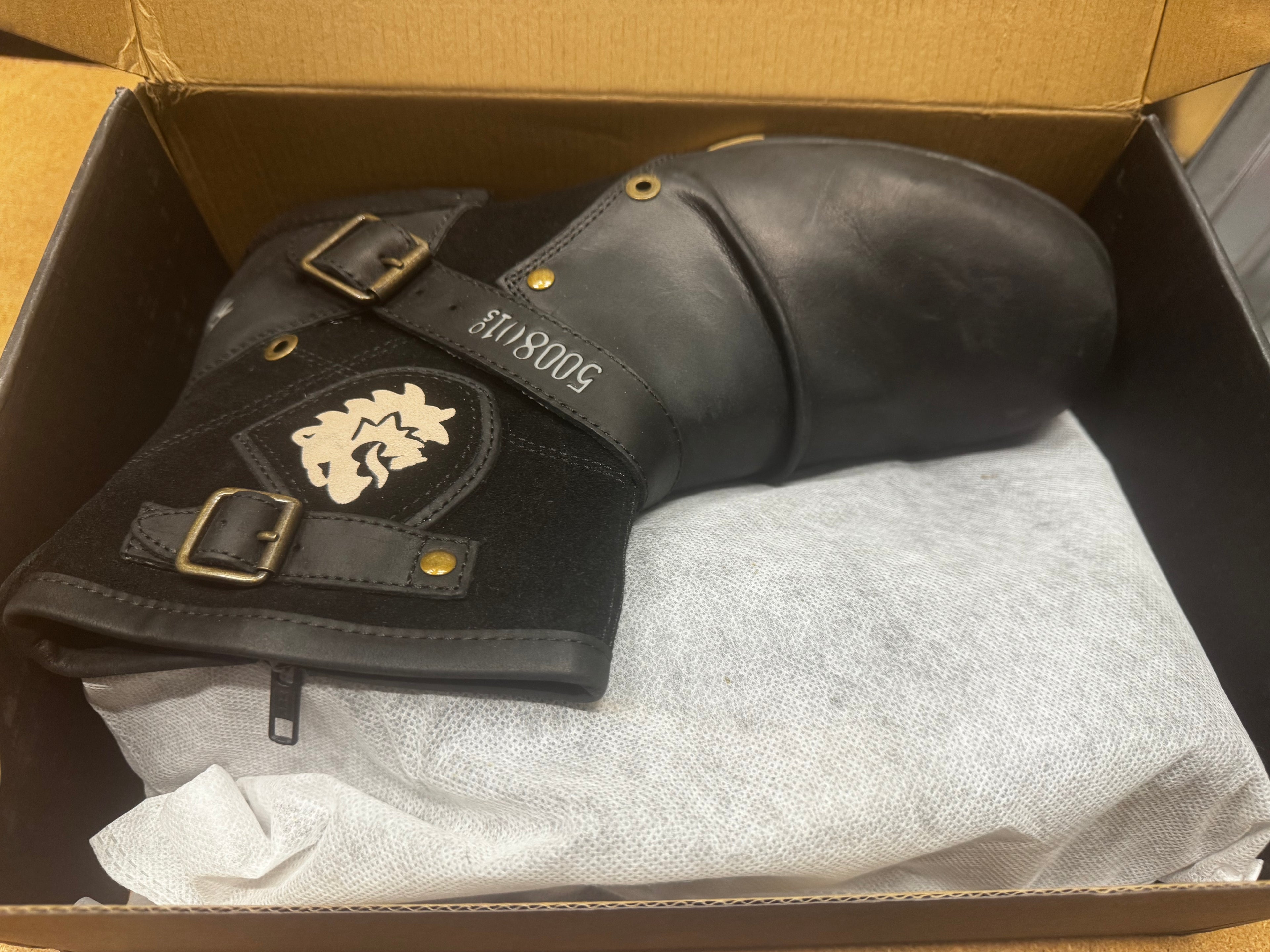 Botas Cuero OSSTONE para Motocicleta Talla 48