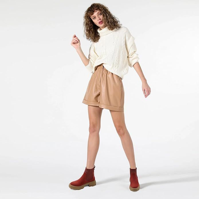 Botines Chelsea Invierno Mujer Rojo