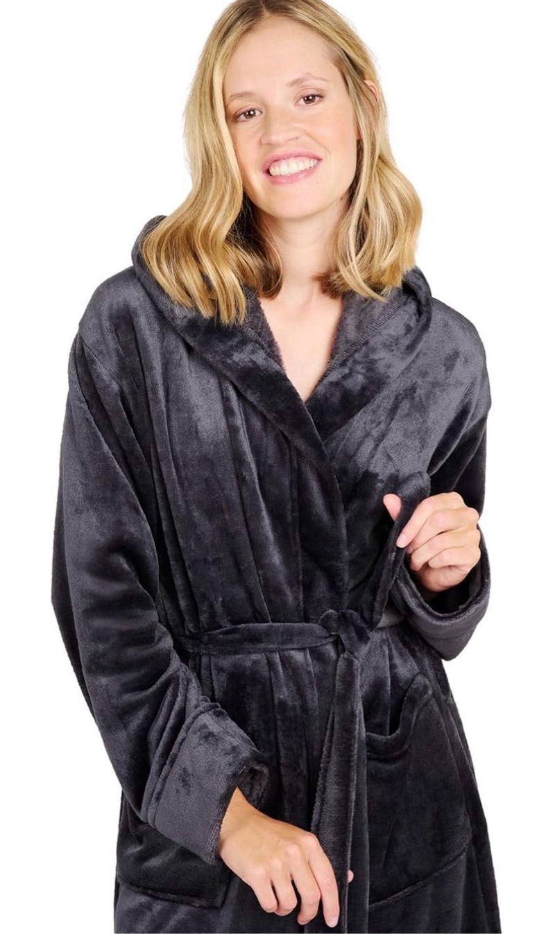 Albornoz Unisex Blumtal de Forro Polar con Capucha