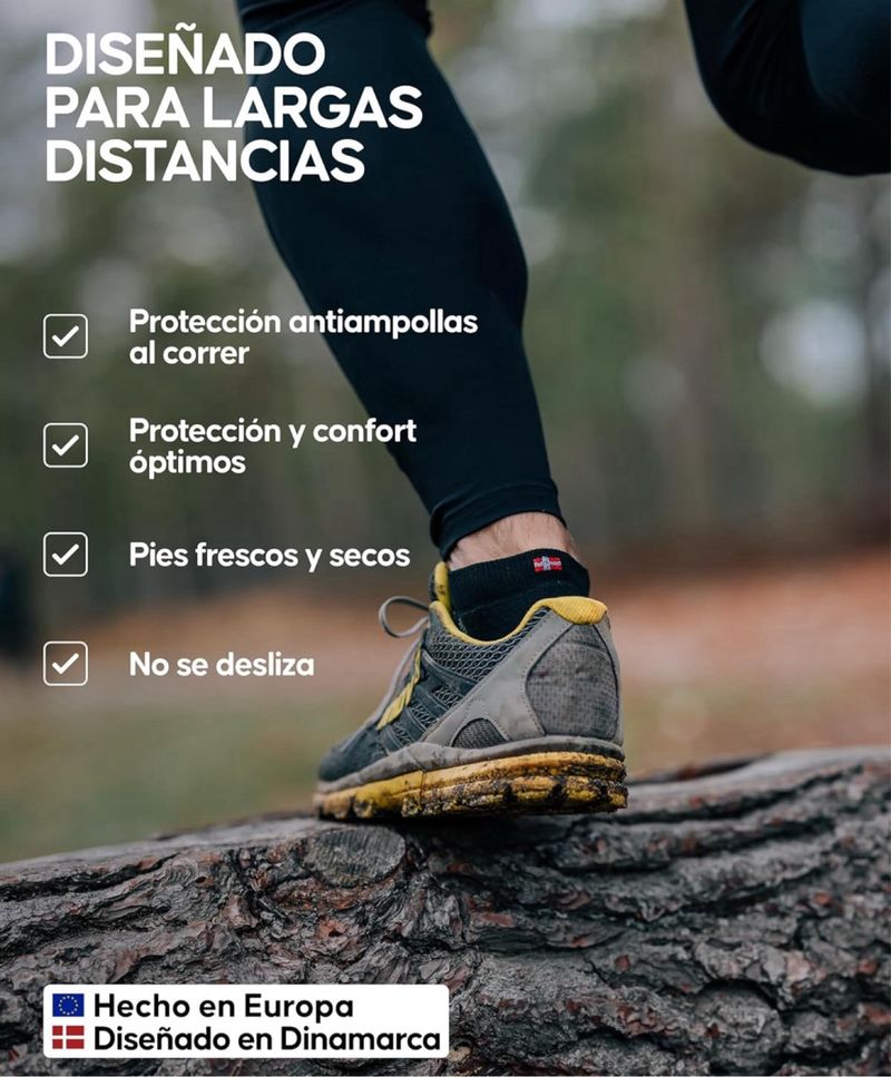 Calcetines Cortos de Running - 5 Pack 43-47 Azul