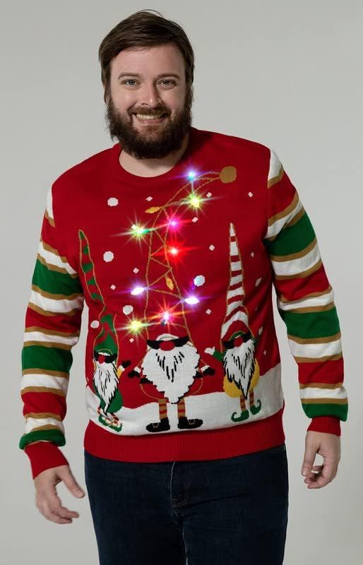 Suéter Navideño LED Unisex Talla XXL