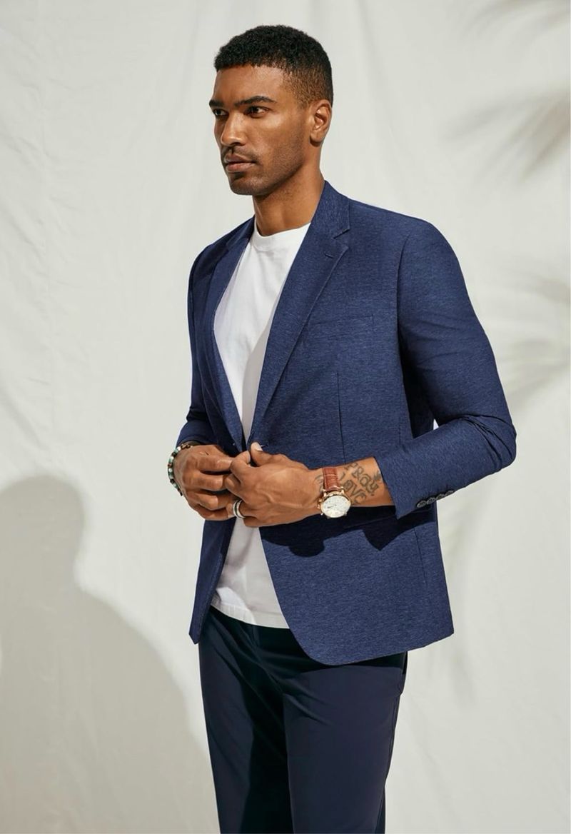 Chaqueta ligera de dos botones hombre Talla S/36