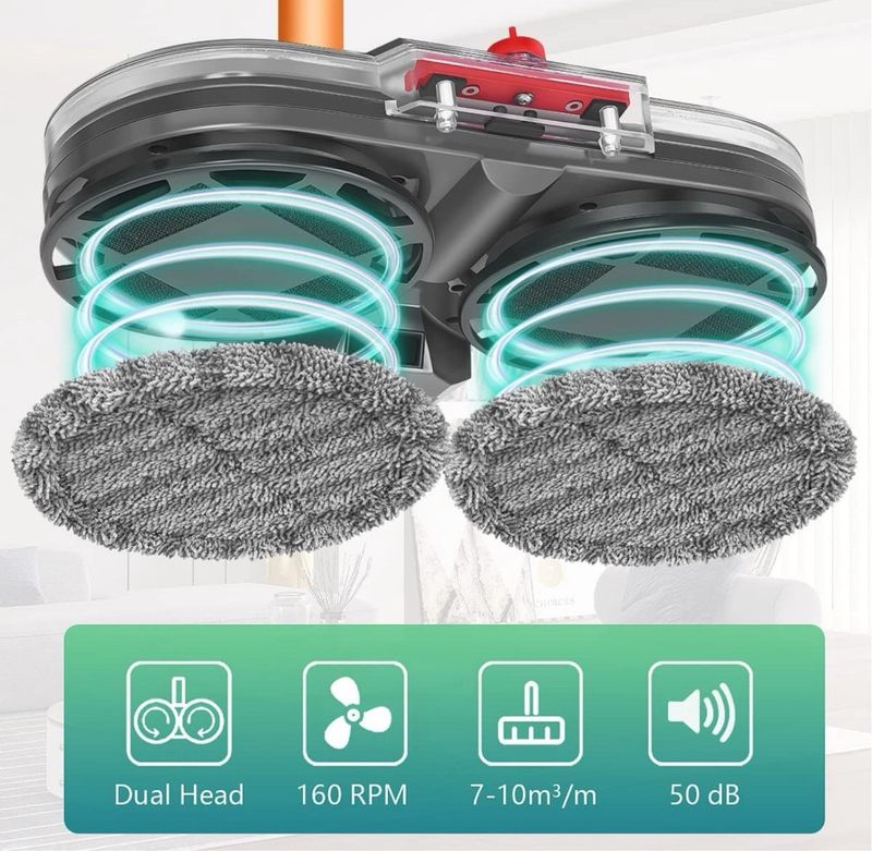 Cabezal de Mopa Eléctrico Compatibles con Dyson