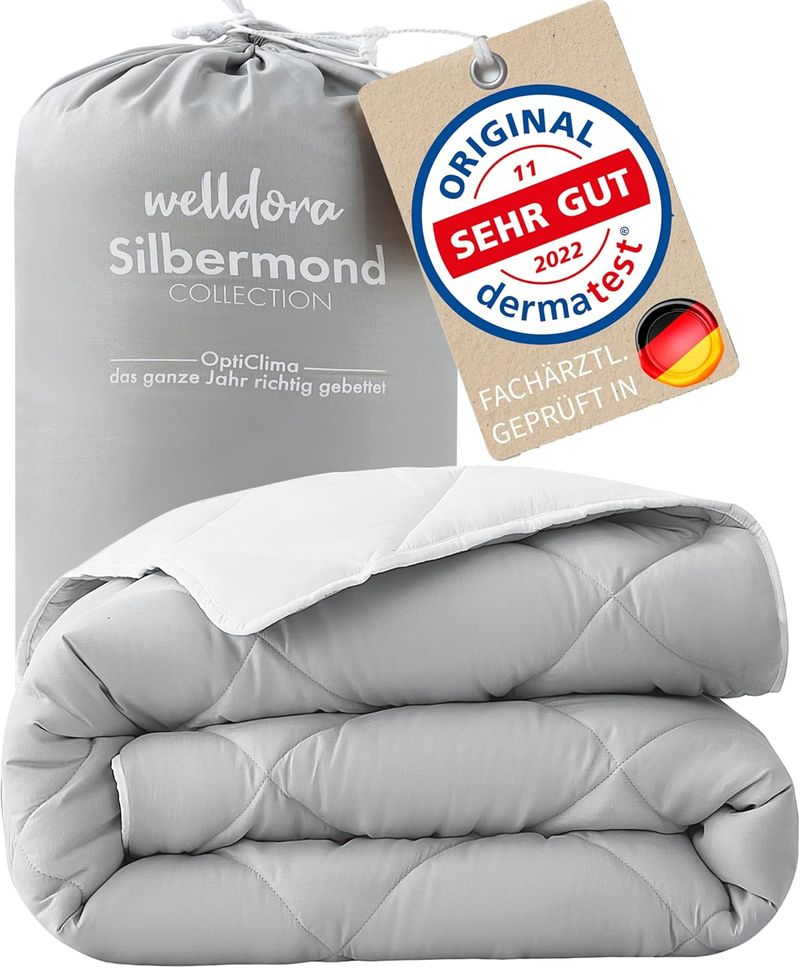 Edredón Opticlima 155x220 Gris