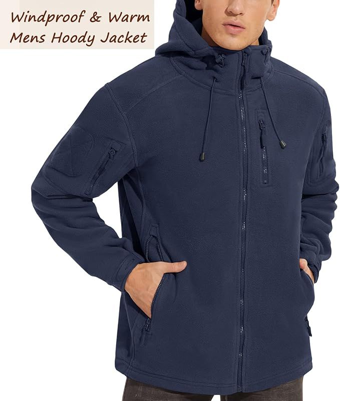 Chaqueta de Forro Polar para Hombre Talla S Azul