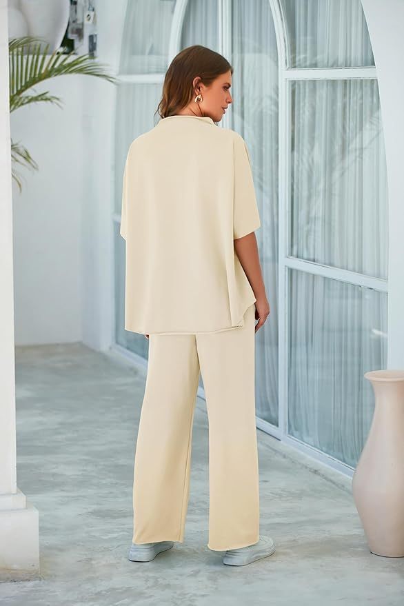 Conjunto beige manga corta talla M