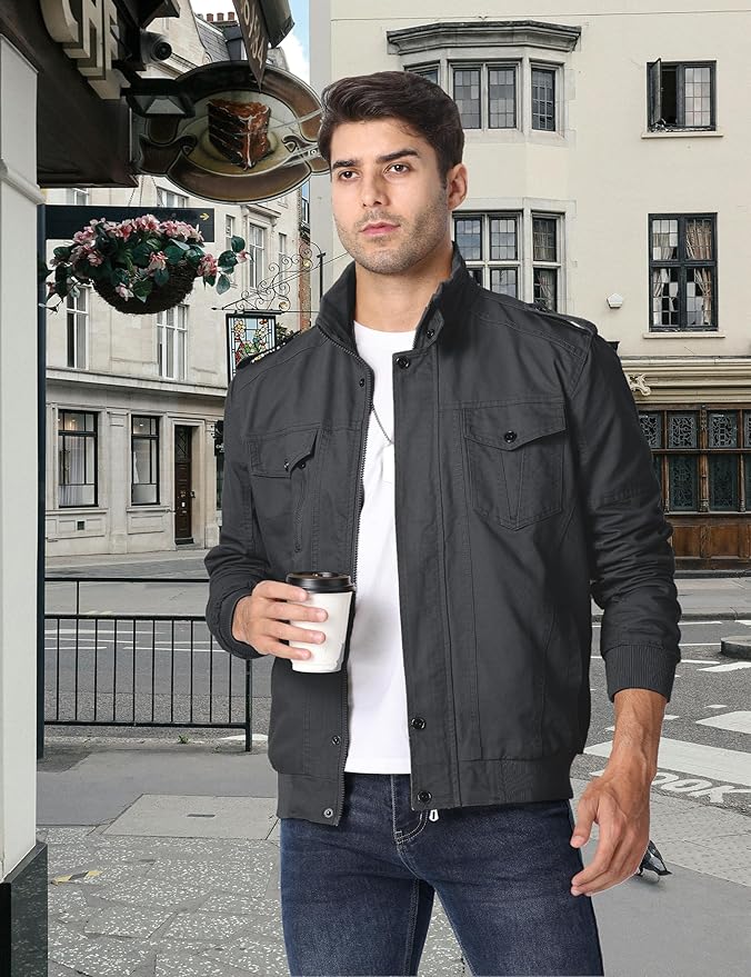 Chaqueta Cargo Militar Talla XL