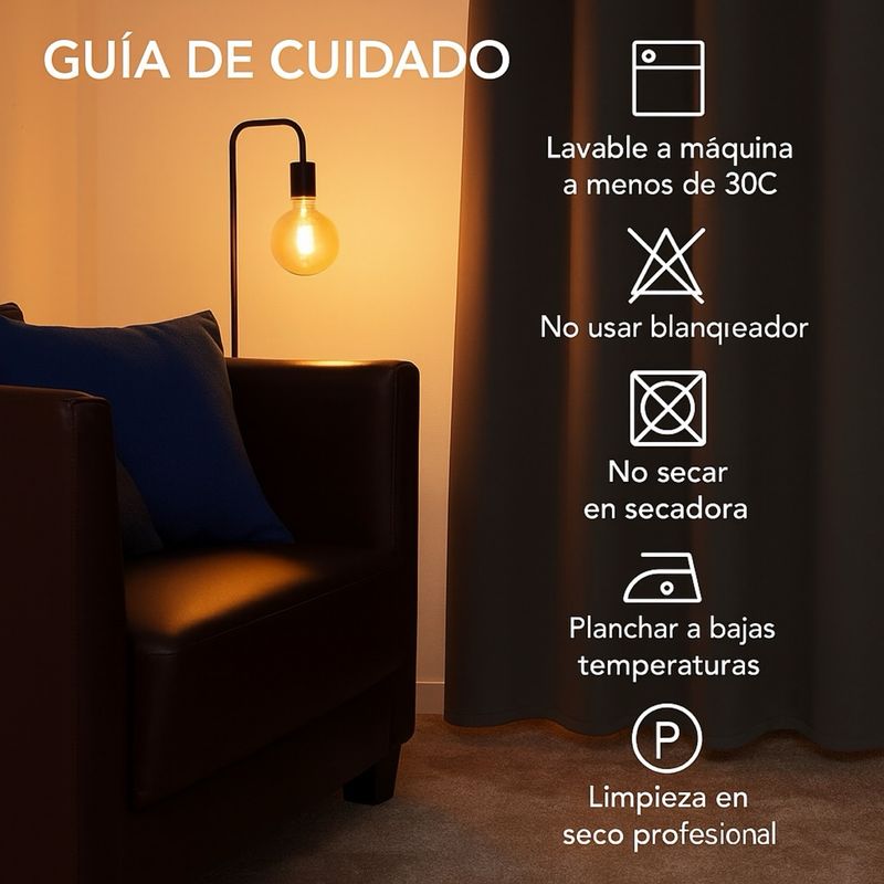Cortinas Térmicas Opacas Deconovo - 2x 107x214cm