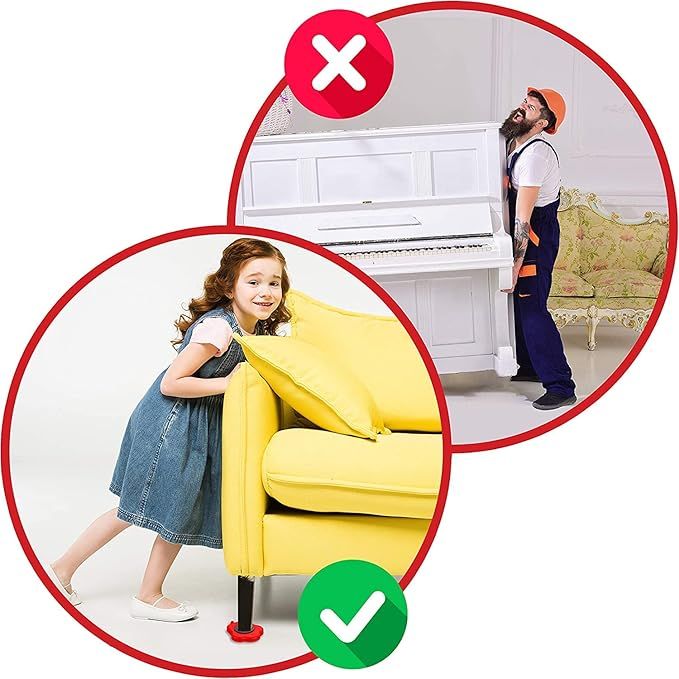 Ruedas para muebles pesados