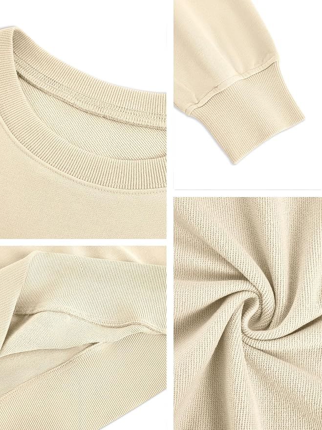 Sudadera Oversize Beige Talla XXL
