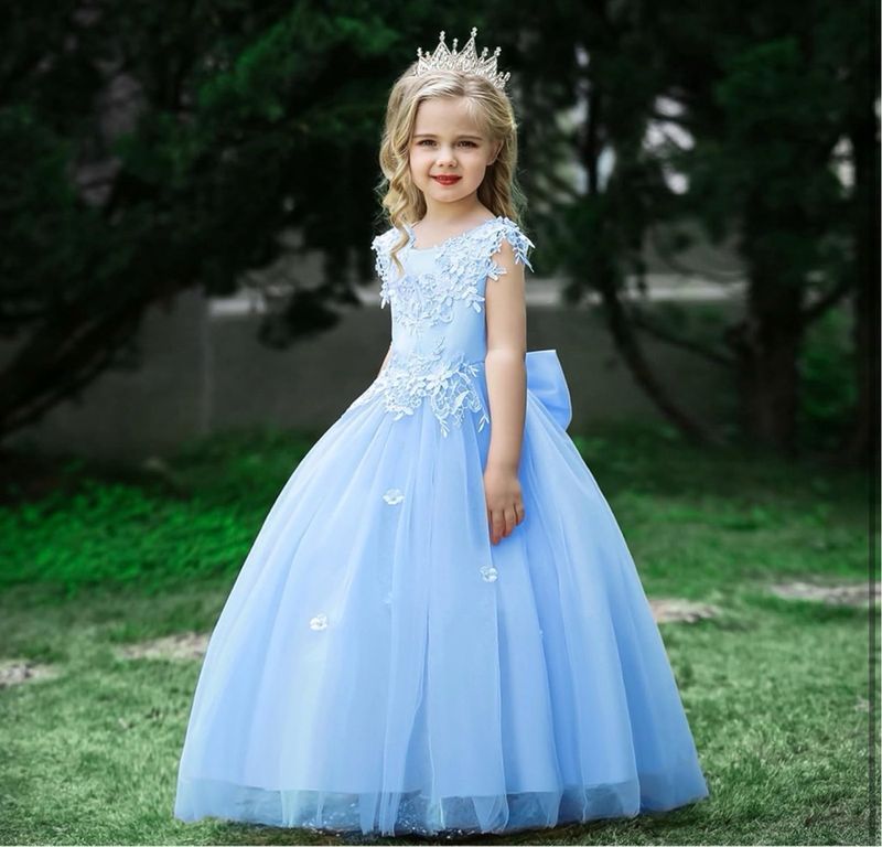 Traje de Baile Brillante para Niñas de 10-11 Años