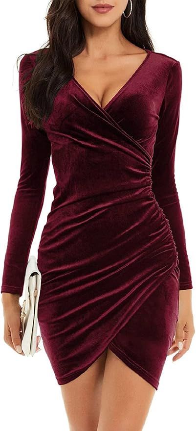 Vestido elegante terciopelo ocasiones especiales Talla L