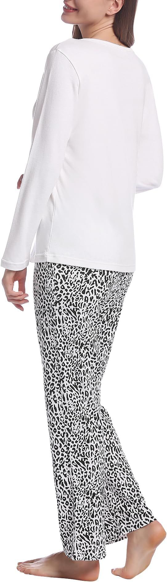 Pijama Largo de Algodón para Mujer Talla S