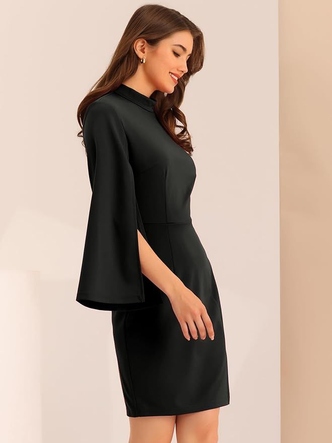 Vestido Lápiz Corto Talla XL Negro