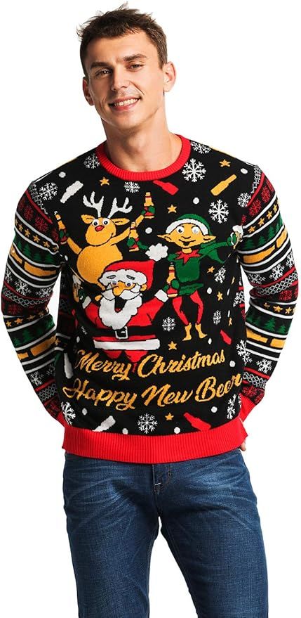 Suéter Navideño Divertido Unisex Talla S