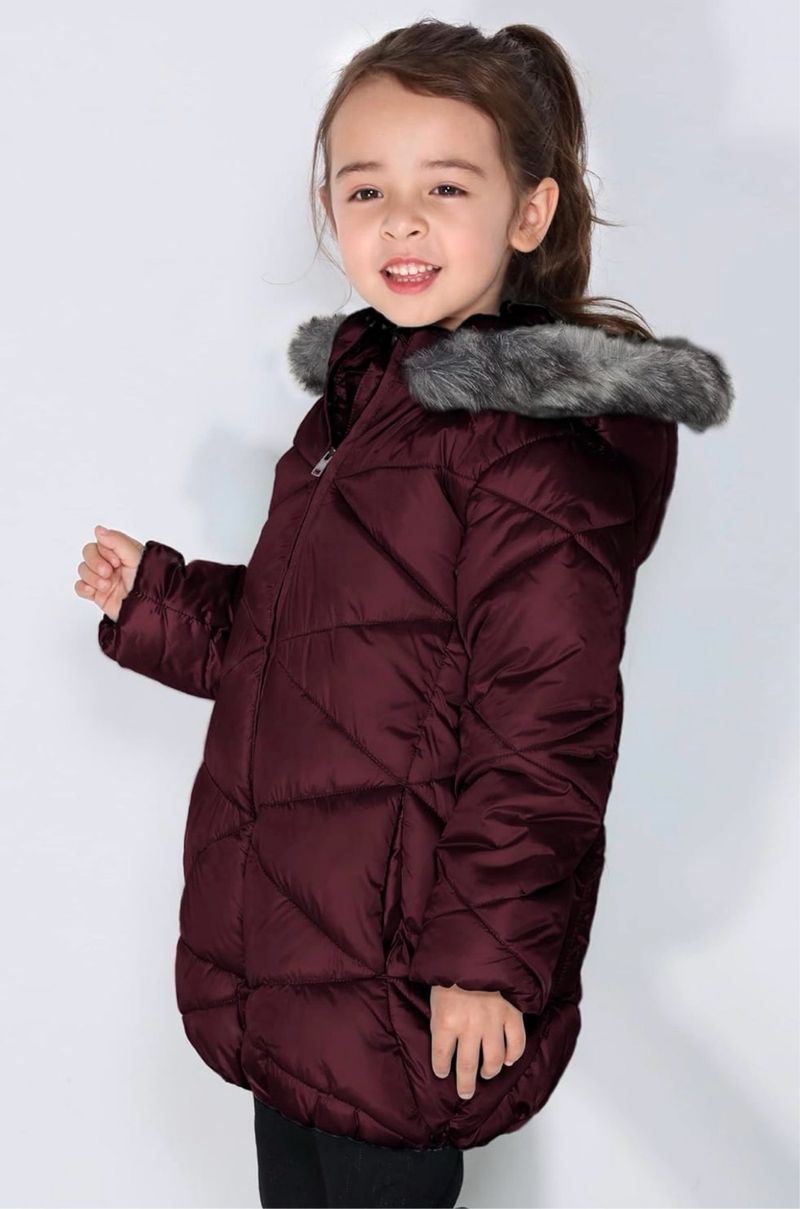 Abrigo Invierno Niña Sherpa Talla 11-12 años