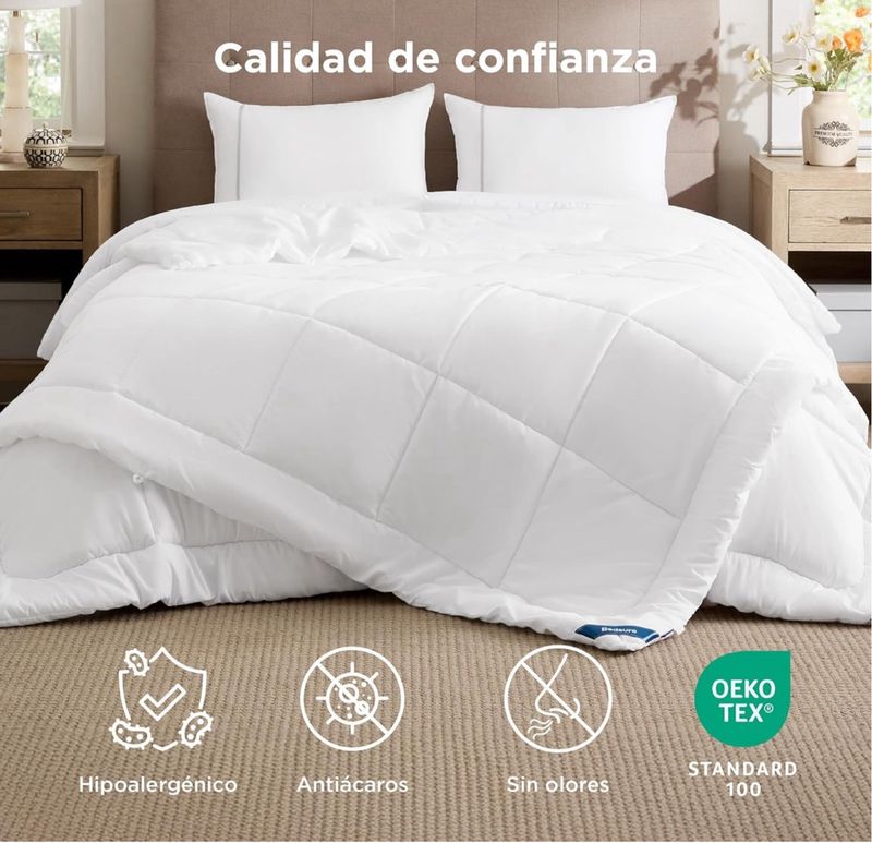 Edredón 4 Estaciones Bedsure 135x220, 3 en 1