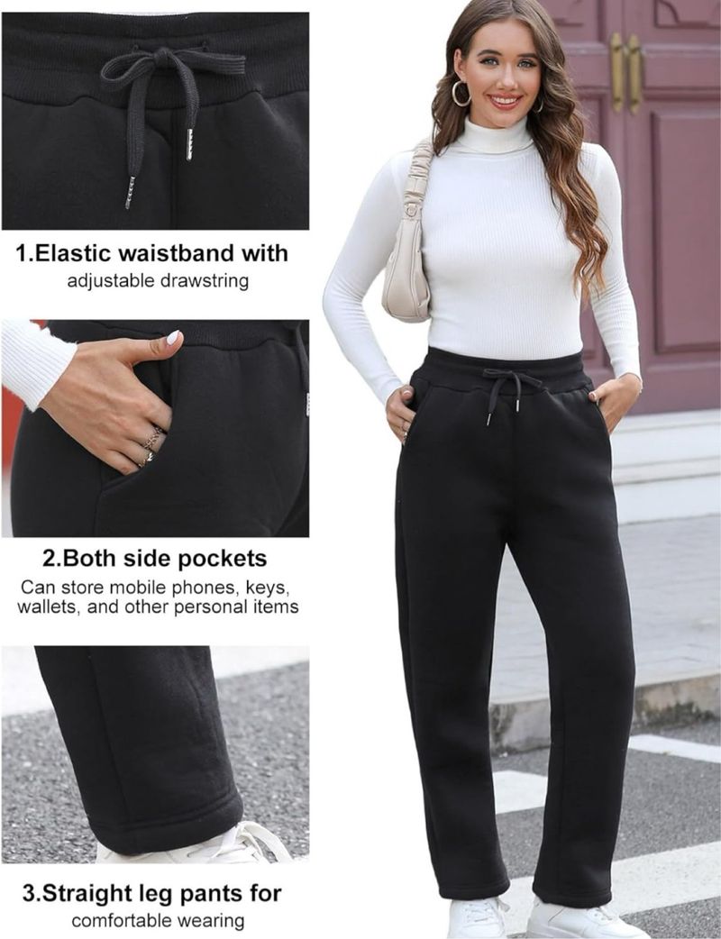 Pantalones Térmicos para Mujer con Forro Polar