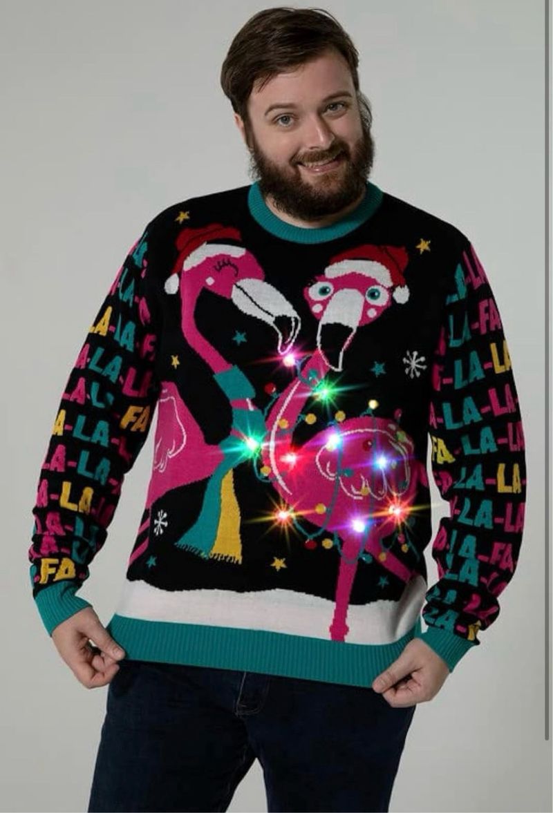 Suéter Navideño LED Unisex Talla M